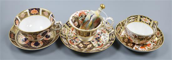 Three Royal Crown Derby Imari duos,